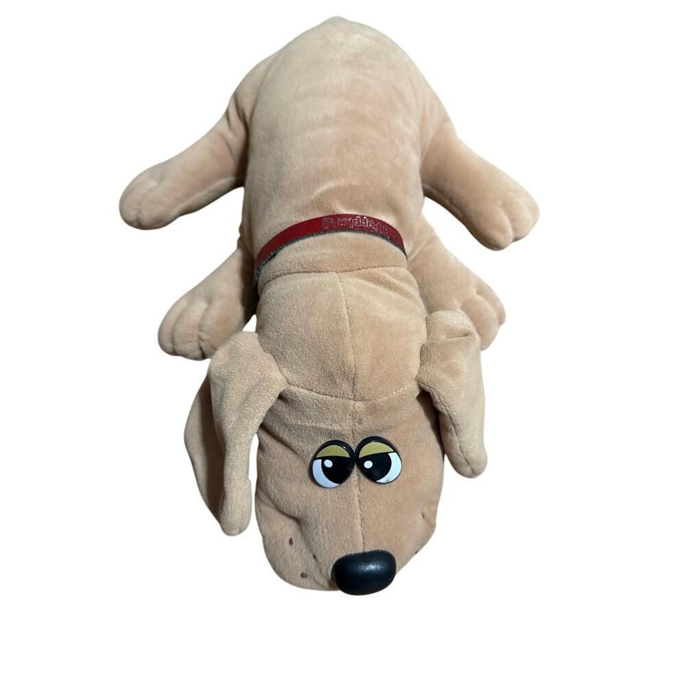 Vintage 1985 Tonka Pound Puppies Plush Dog Original Collar Korea 80s